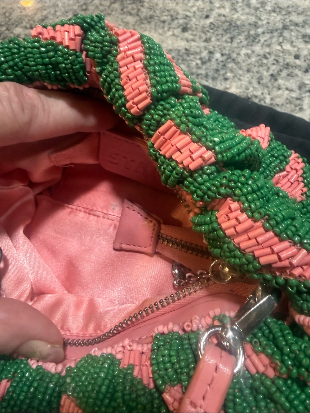 STAUD Beaded Bean Convertible Bag - Picture 12 of 14